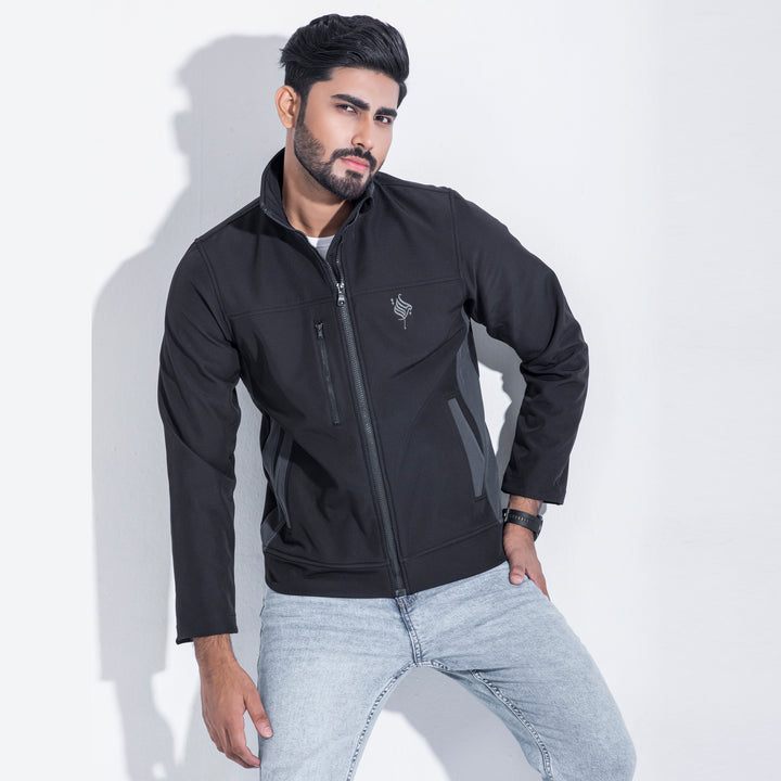 Mens Premium Bonded Jacket - Black