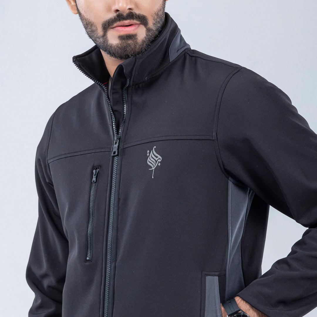 Mens Premium Bonded Jacket - Black